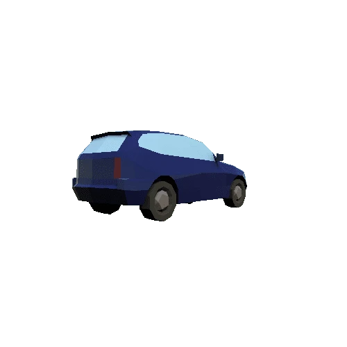 PaperCarsSUV7DayBlueDark Variant